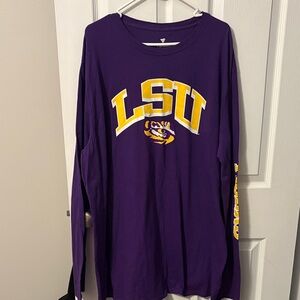 Fanatics Purple and Gold Long Sleeve Tee
